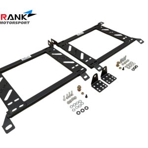 2x Crank Motorsport BMW E82/E90/E60 Seat Adapter Rail – Suits RECARO & SPARCO
