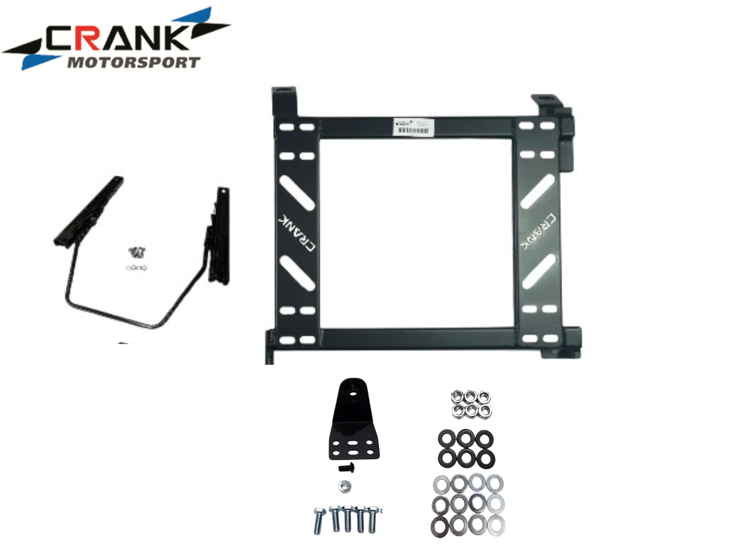 1x Crank Motorsport Seat Rail Package – Nissan Skyline R32/R33/R34 GTR – Fits BRIDE, RECARO & SPARCO