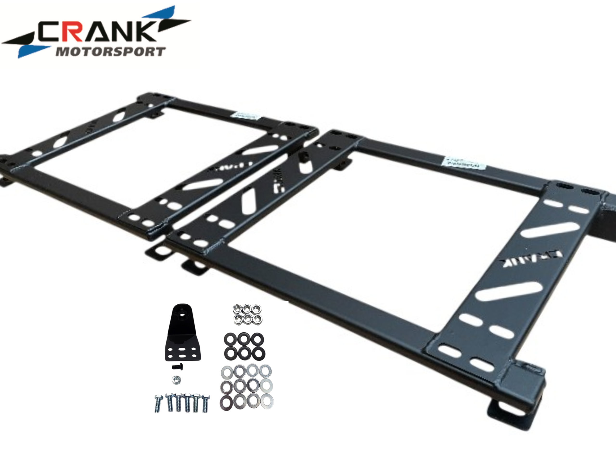 2x Crank Motorsport Seat Adapter Rail – BMW E30 – Fits BRIDE, RECARO & SPARCO