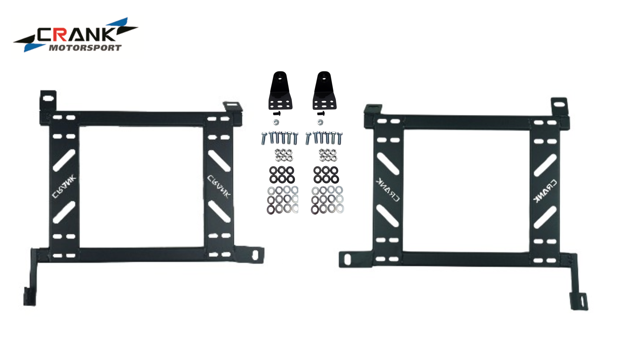 2x Crank Motorsport Seat Rail Package – BMW E36/E46 – Fits BRIDE, RECARO & SPARCO