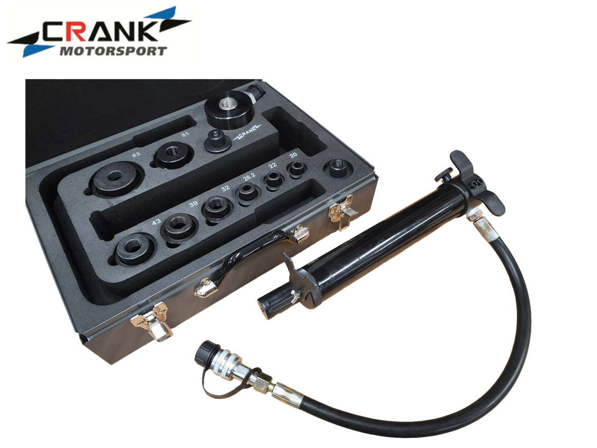 16 Pcs Hydraulic Metal Hole Punch Set in Premium Storage Kit