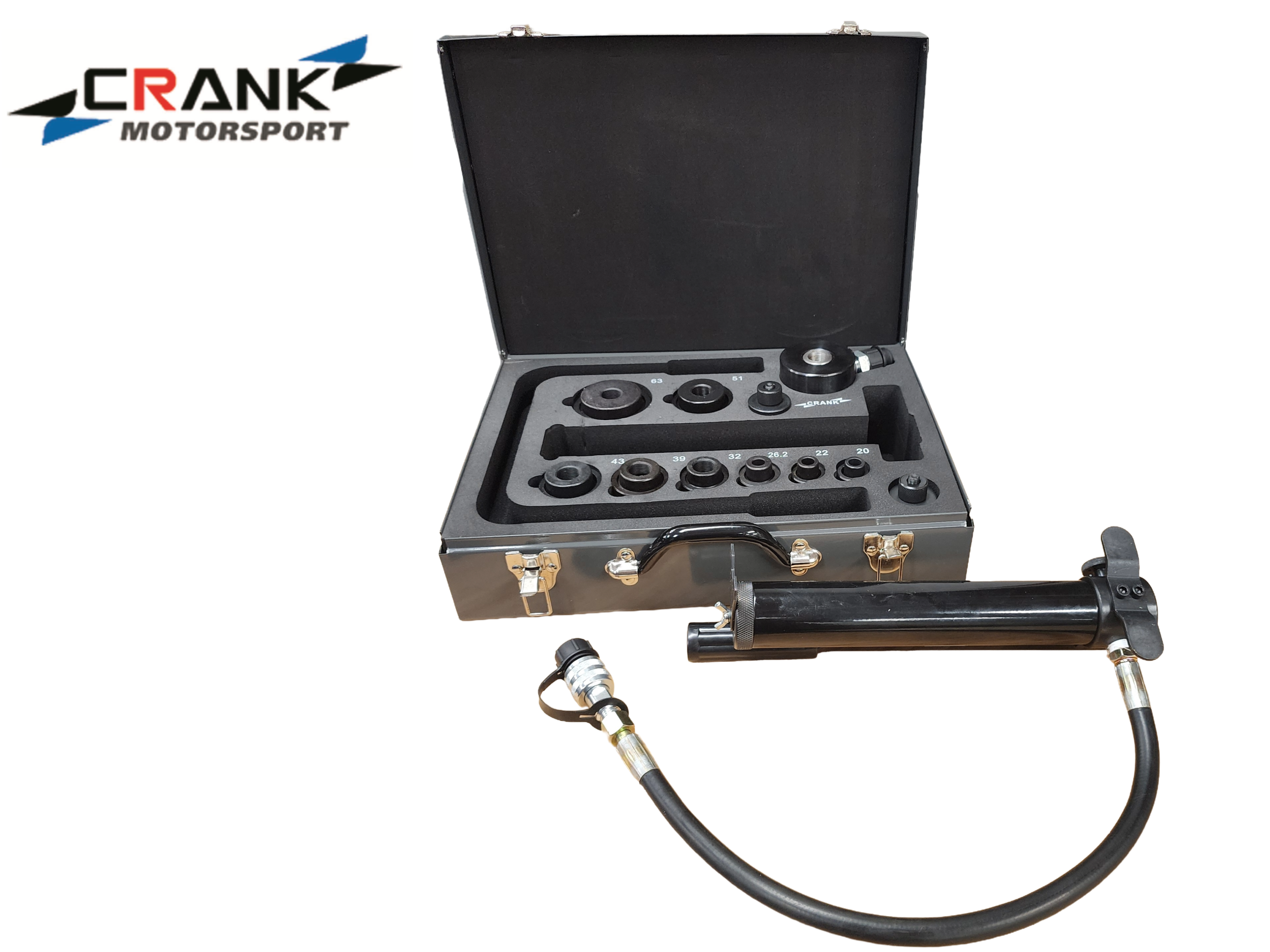 16 Pcs Hydraulic Metal Hole Punch Set in Premium Storage Kit - Image 2