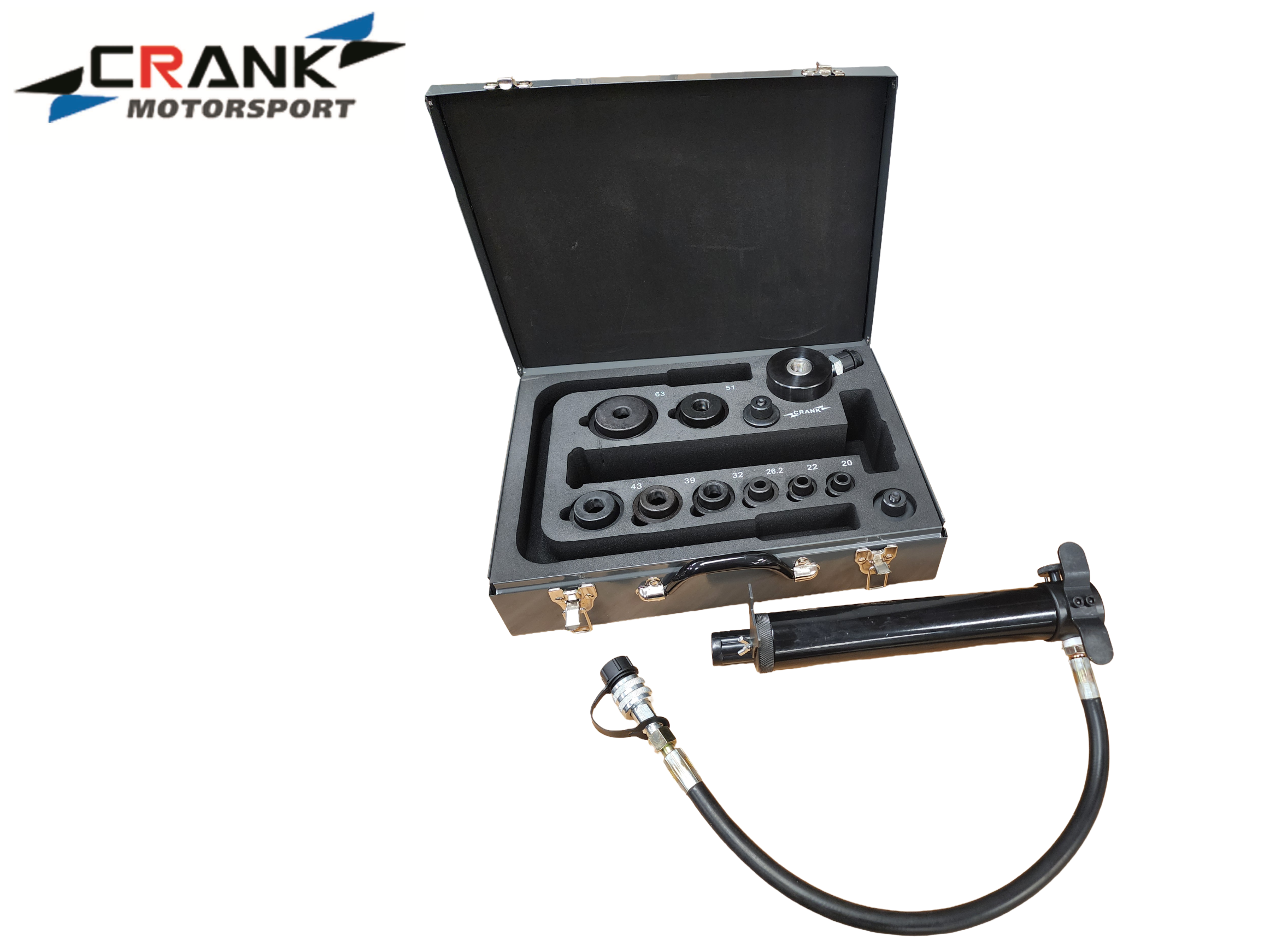 16 Pcs Hydraulic Metal Hole Punch Set in Premium Storage Kit - Image 4