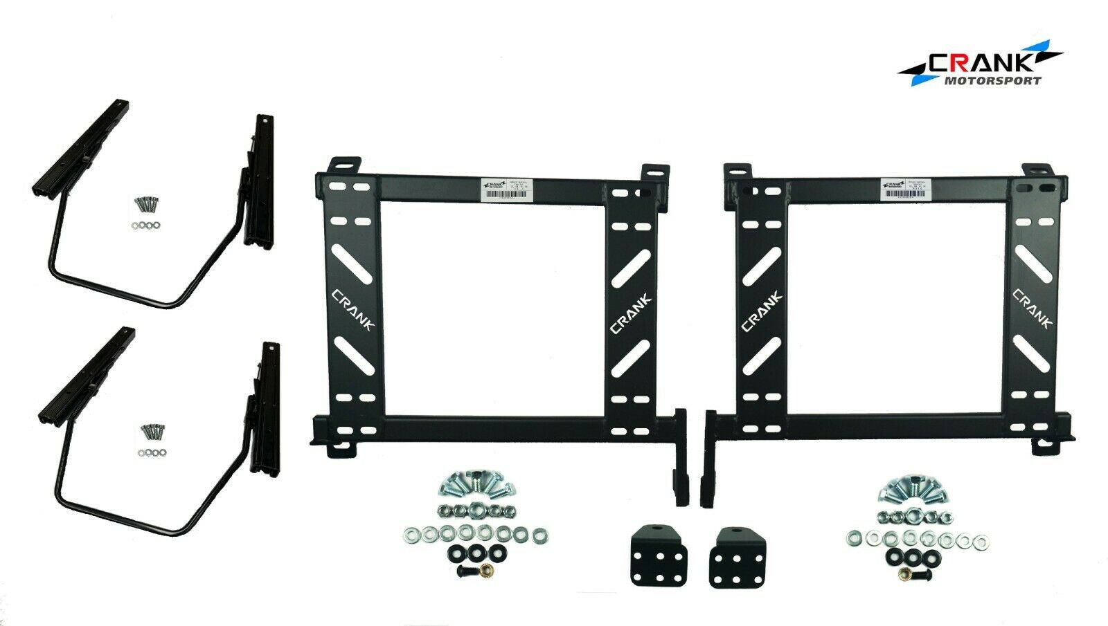 2x Crank Motorsport Seat Rail Package – Subaru Impreza WRX GC/GD & Forester – Fits BRIDE, RECARO & SPARCO