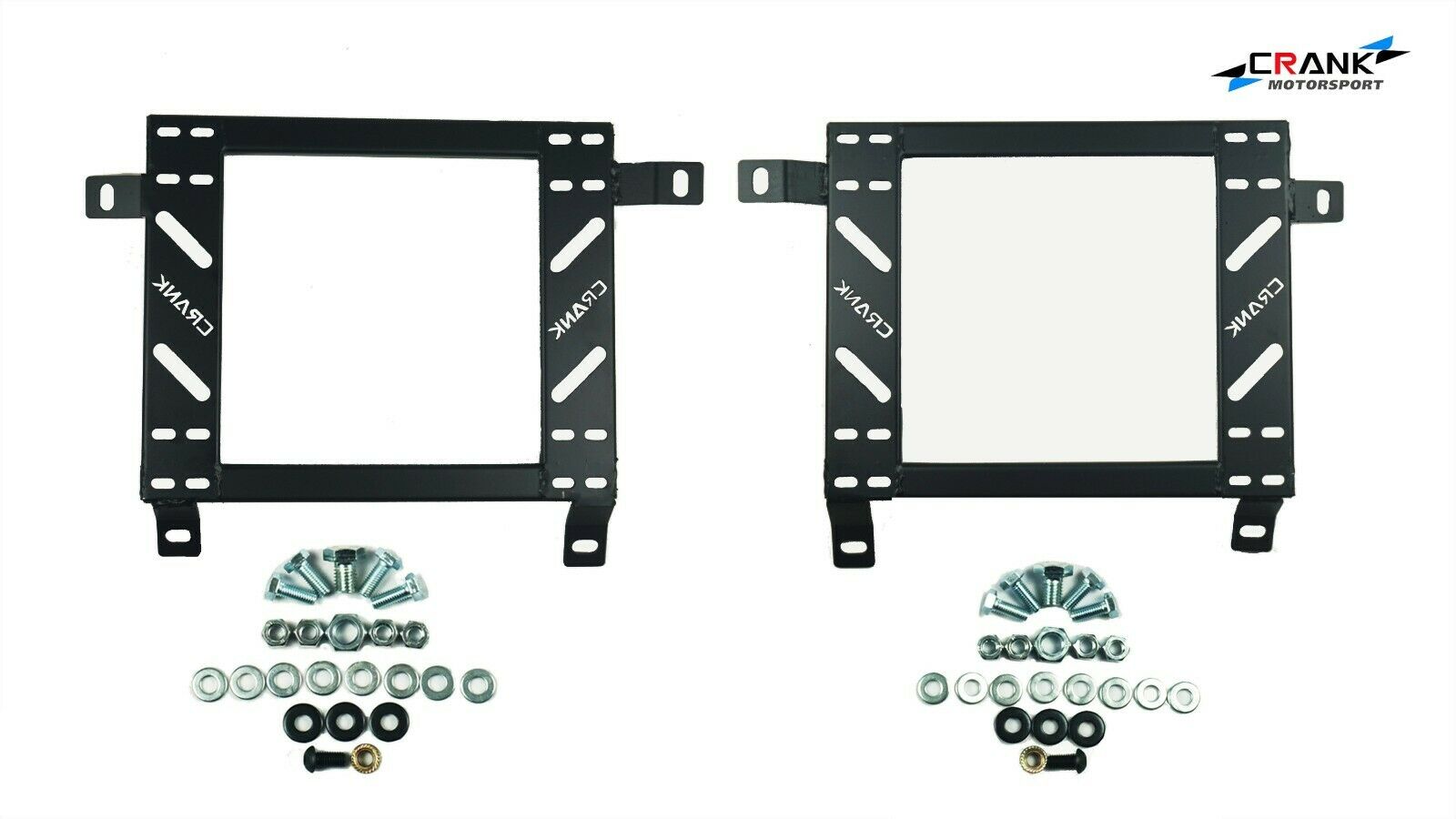 2x Crank Motorsport Seat Adapter Rail – Mitsubishi Evo 7/8/9 – Fits BRIDE, RECARO & SPARCO